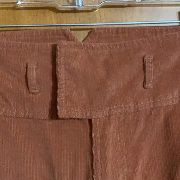 Sundance Burnt Orange Corduroy Capris Sz 12P - Picture 3 of 5